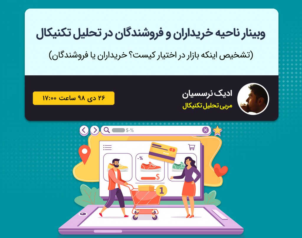 وبینار ناحیه خریداران و فروشندگان در تحلیل تکنیکال