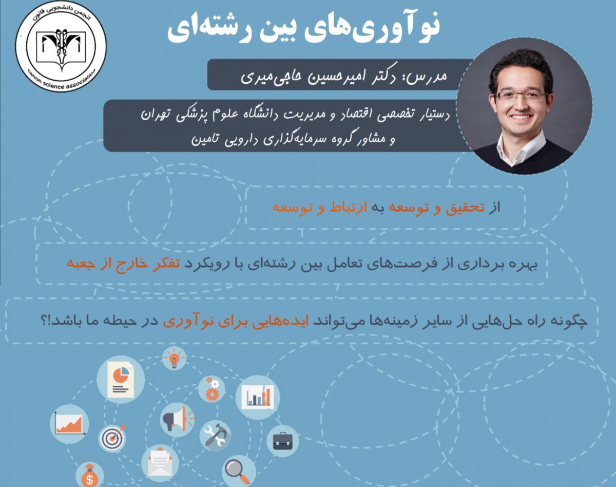 وبینار نوآوری های بین رشته ای