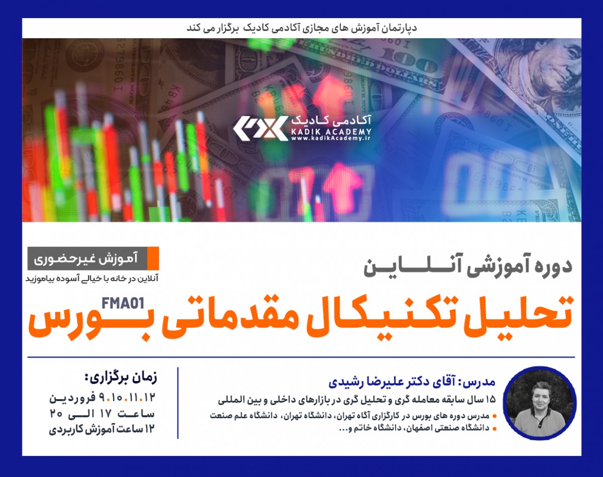 دوره آنلاین آموزشی تحلیل تکنیکال مقدماتی بورس همراه با نرم افزار متاتریدر