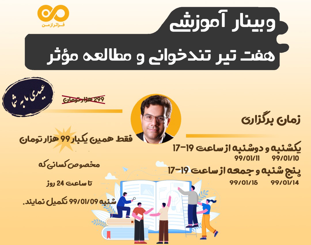 وبینار هفت تیر تندخوانی و مطالعه مؤثر