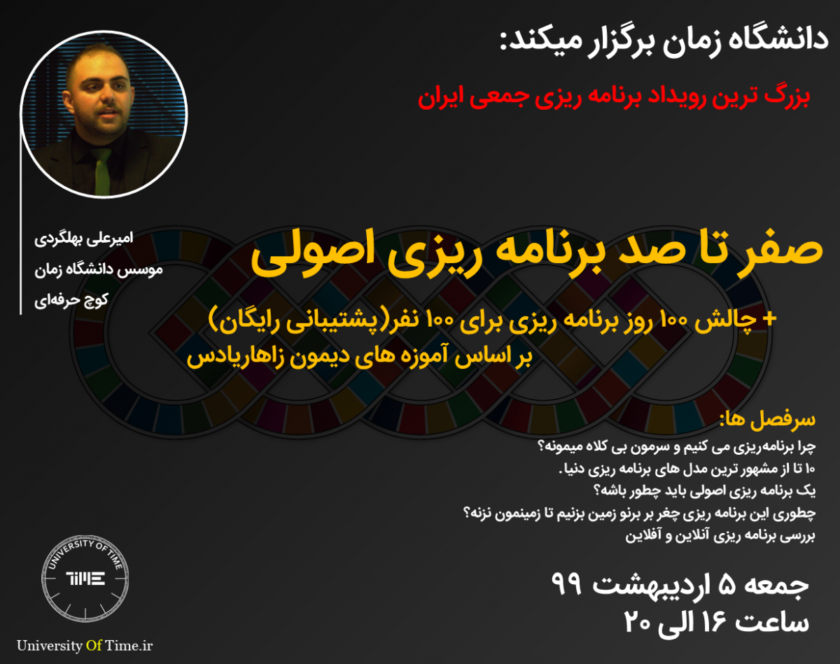 صفر تا صد برنامه ریزی اصولی