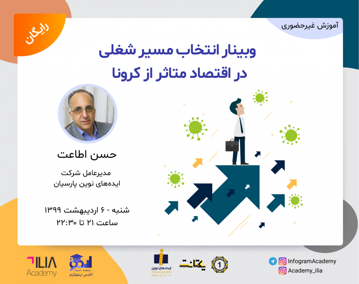 وبینار انتخاب مسیر شغلی در اقتصاد متاثر از کرونا