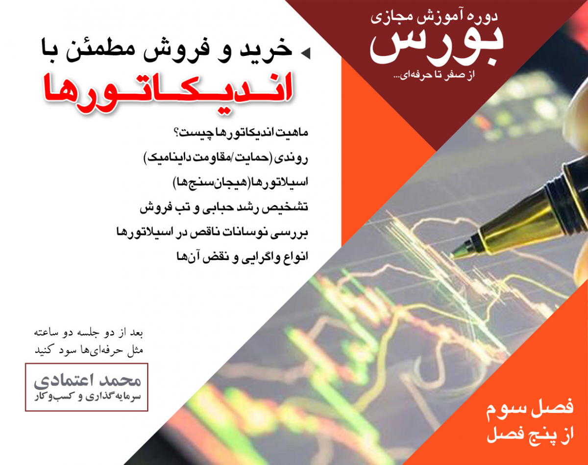 وبینار آموزش بورس - خرید و فروش مطمئن با اندیکاتورها