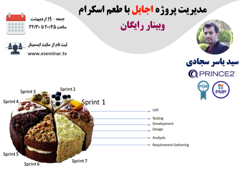 وبینار مدیریت پروژه اجایل با طعم اسکرام