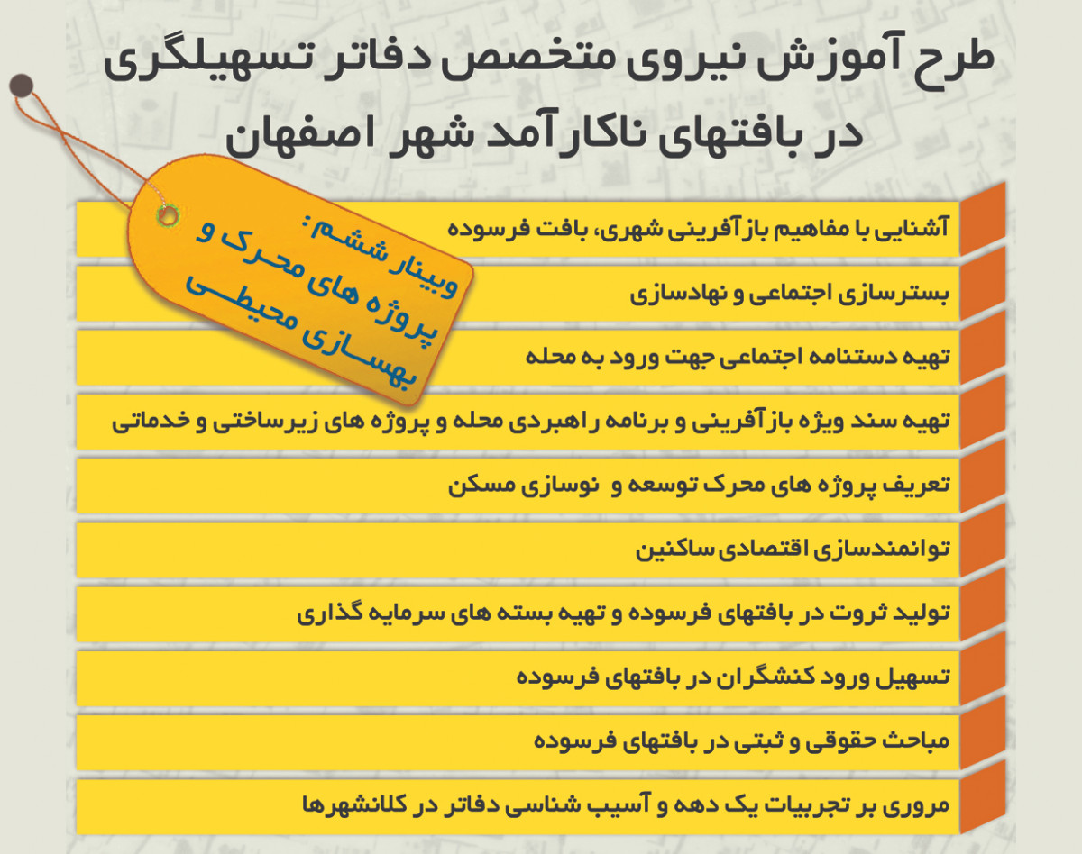 وبینار پروژه های محرک توسعه و بهسازی محیطی