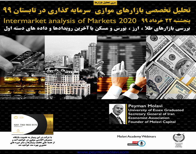 وبینار تحلیل تخصصی بازار های موازی سرمایه گذاری در تابستان 99