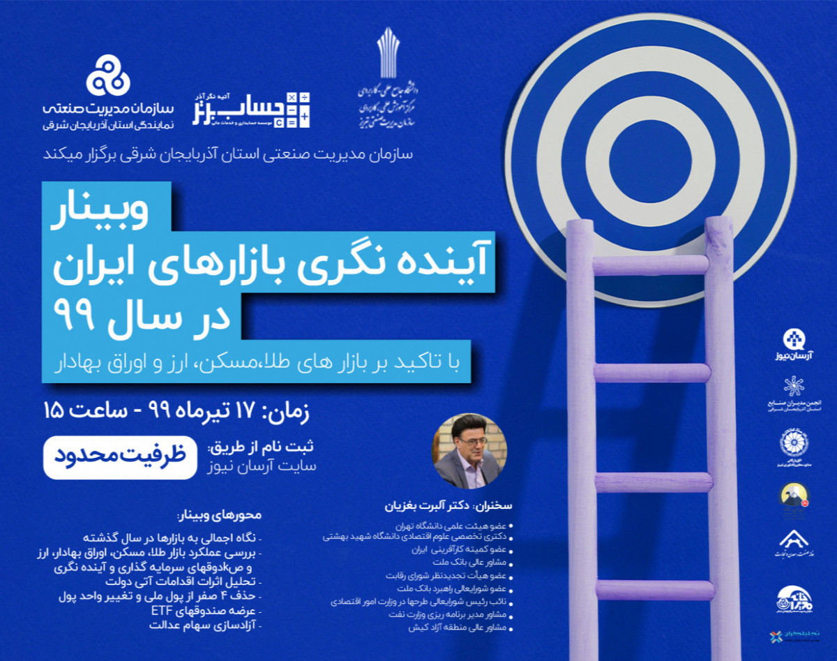 وبینار آینده نگری بازارهای ایران: با تاکید بر بازارهای طلا، مسکن، ارز و اوراق بهادار
