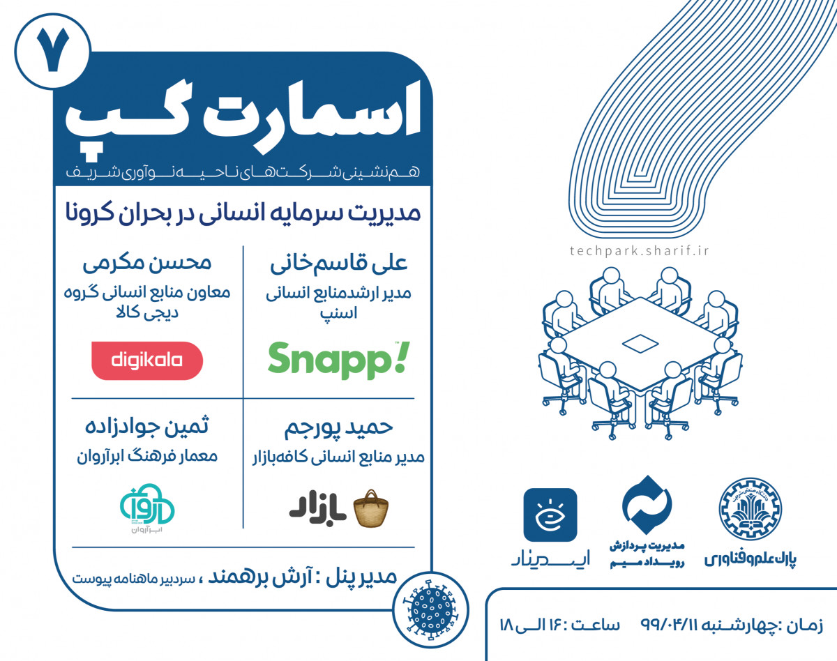 وبینار اسمارت‌گپ7 (مدیریت سرمایه انسانی در بحران کرونا)