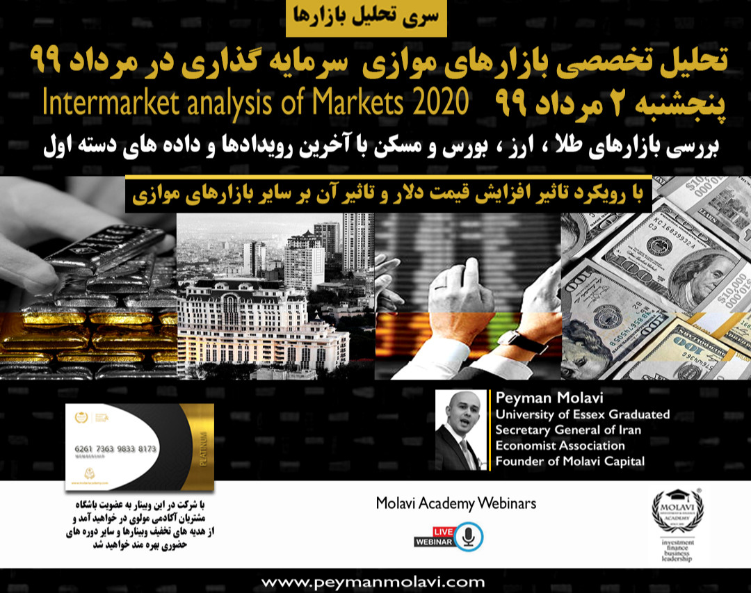 وبینار تحلیل تخصصی بازارهای موازی  سرمایه گذاری در مرداد ۹۹