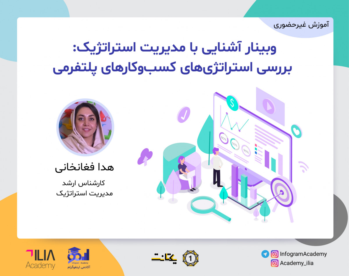 وبینار آشنایی با مدیریت استراتژیک، بررسی استراتژی های کسب و کارهای پلتفرمی