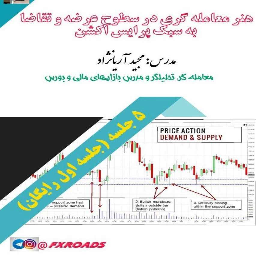 وبینار هنر معامله گری در سطوح عرضه و تقاضا به سبک پرایس اکشن (جلسه اول)