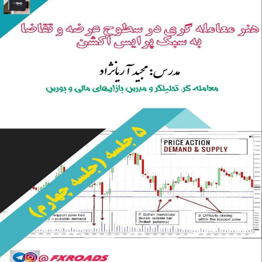 وبینار هنر معامله گری در سطوح عرضه و تقاضا به سبک پرایس اکشن (جلسه چهارم)