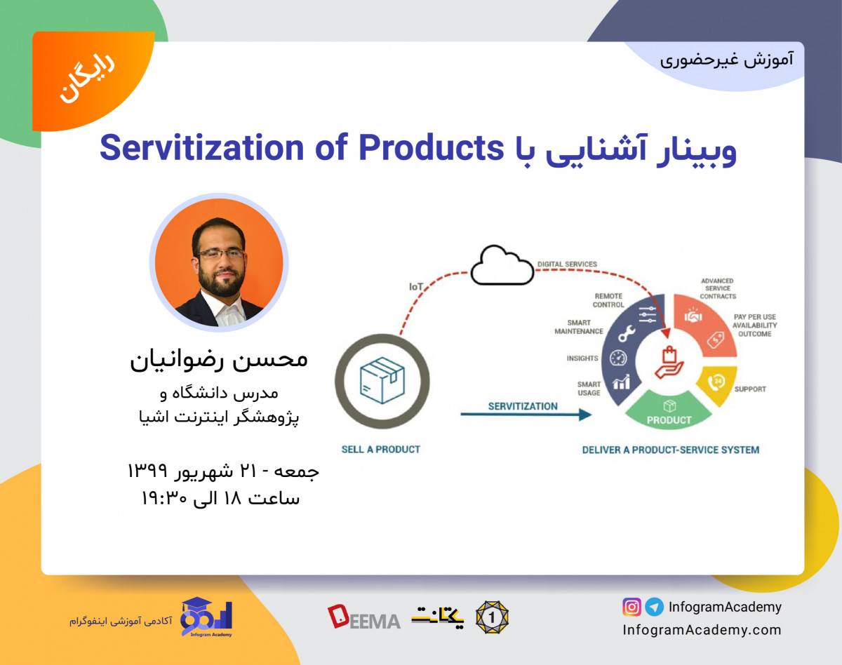 وبینار آشنایی با Servitization of Products