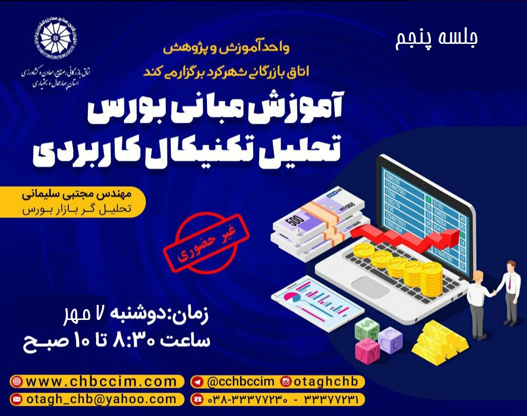 وبینار آموزشی مبانی بورس تحلیل تکنیکال کاربردی(جلسه پنجم)