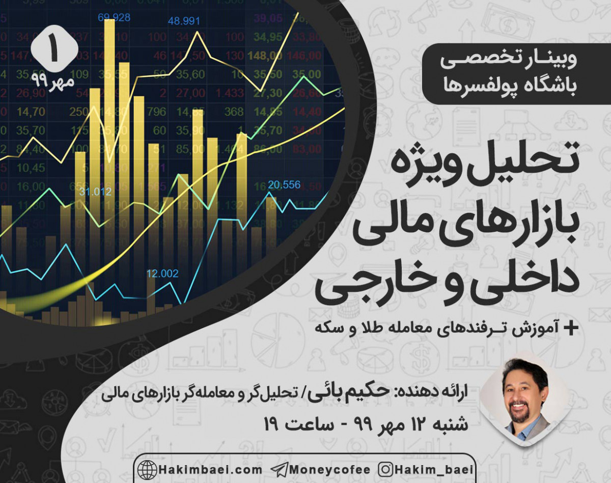 وبینار باشگاه پولفسرها (1): تحلیل تخصصی بازارهای مالی داخلی و خارجی (مهر 99)