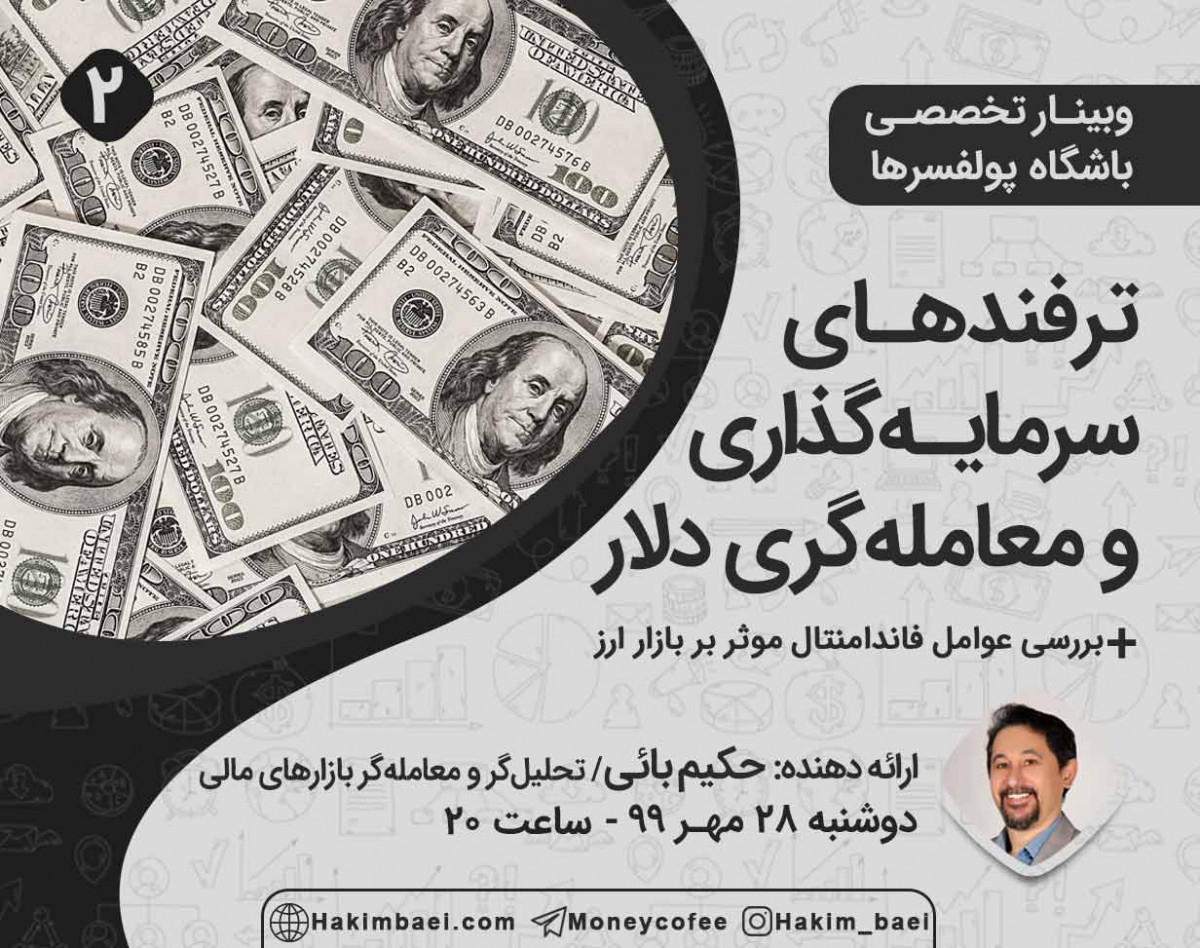 وبینار باشگاه پولفسرها (2): ترفندهای سرمایه گذاری و معامله گری دلار