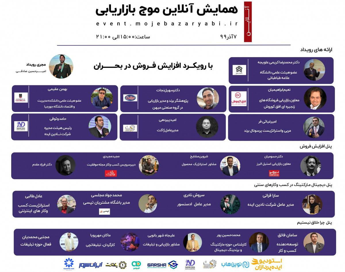 همایش آنلاین موج بازاریابی جهت افزایش فروش