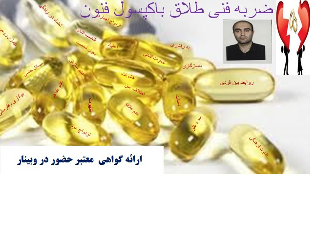 وبینار ضربه فنی طلاق با کپسول های  فنون