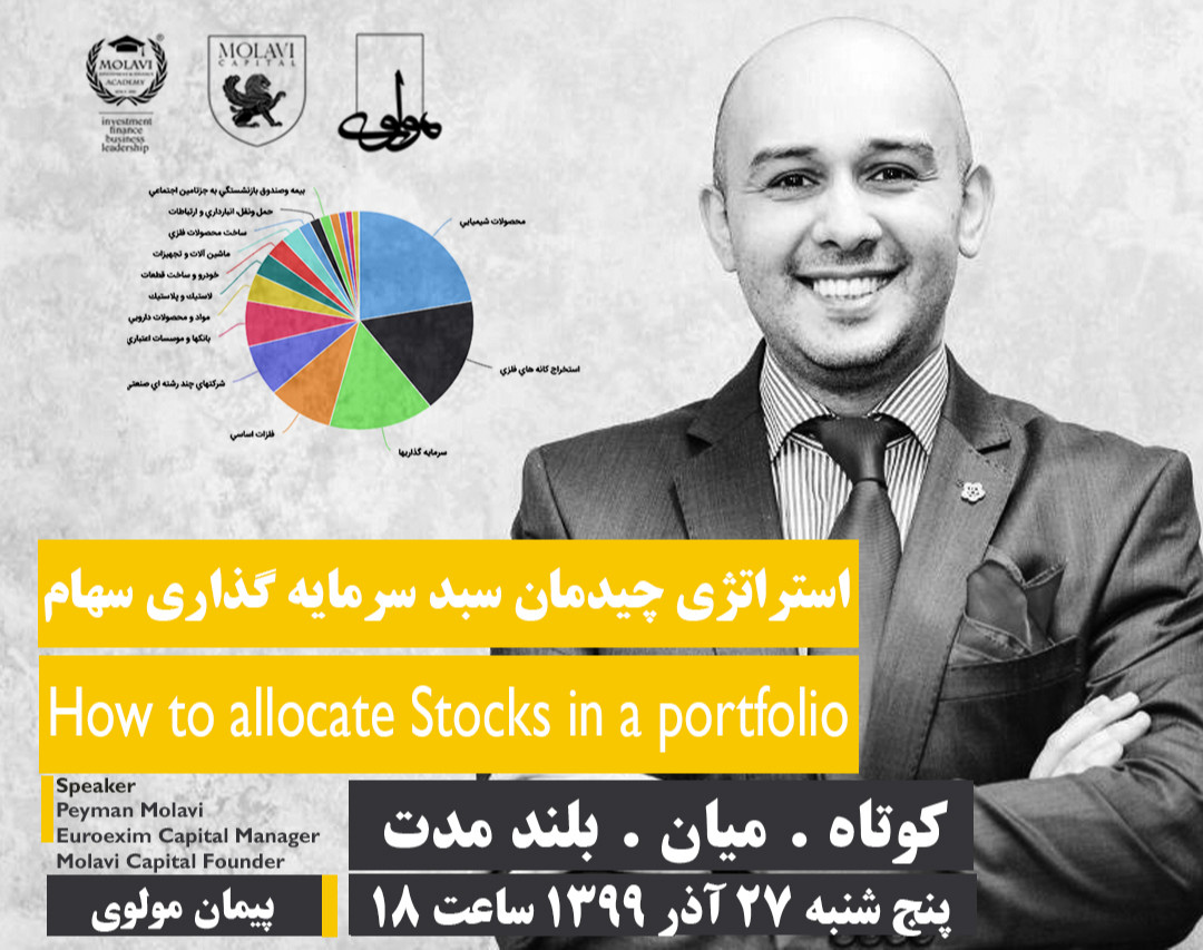 وبینار استراتژی چیدمان سبد سرمایه گذاری سهام