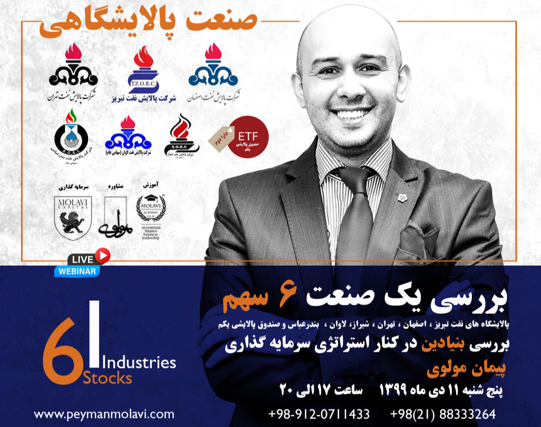 وبینار بررسی یک صنعت ۶ سهم (شتران، شبریز، شپنا، شبندر ، شراز ، شاوان)