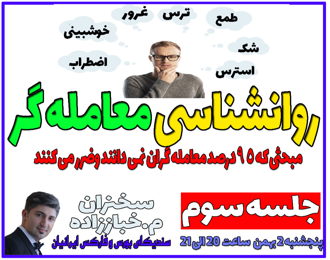 مجموعه وبینارهای روانشناسی معامله گری جلسه سوم(ترس و تاثیر آن بر معامله گر)