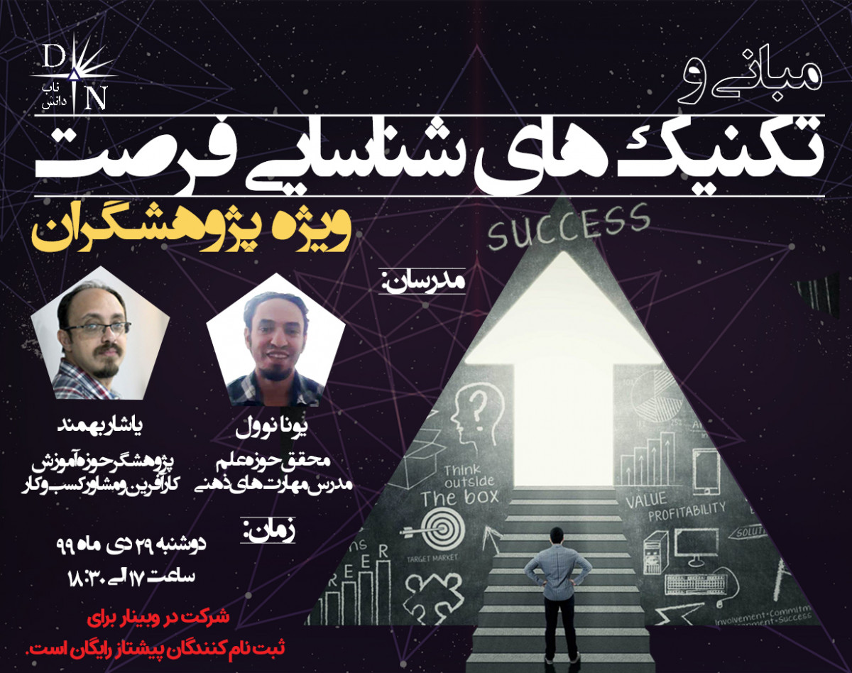 وبینار مبانی و تکنیک های شناسایی فرصت