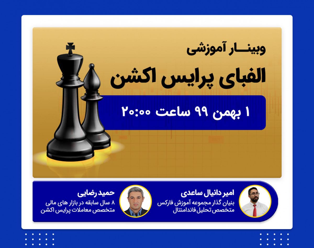 وبینار رایگان الفبای پرایس اکشن