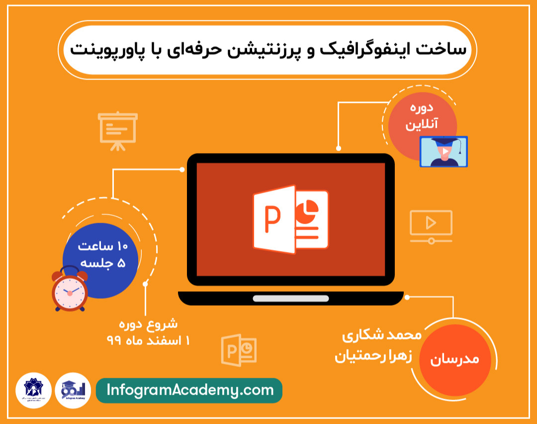 دوره آنلاین ساخت اینفوگرافیک و پرزنتیشن حرفه‌ای با پاورپوینت