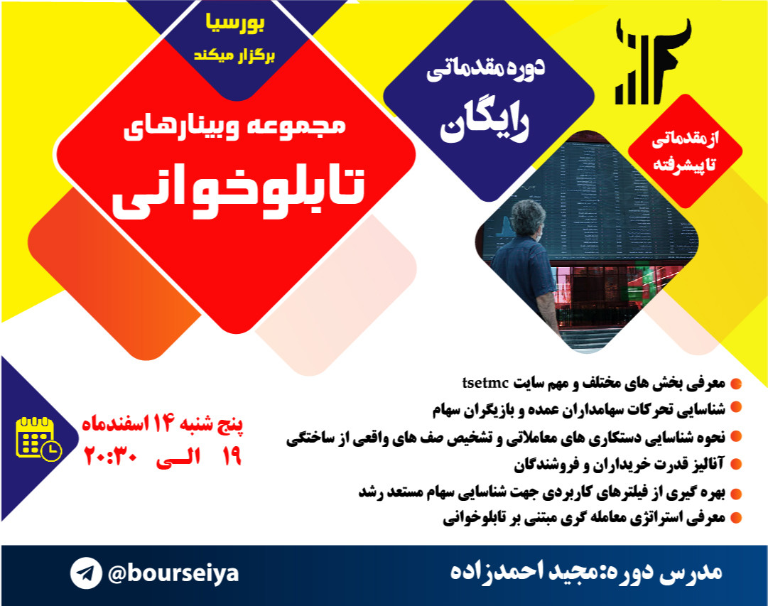 وبینار تابلوخوانی مقدماتی