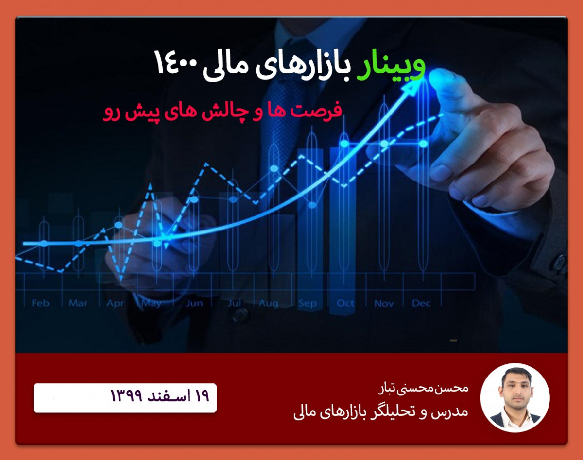 وبینار بازارهای مالی در 1400 : فرصت ها و چالش