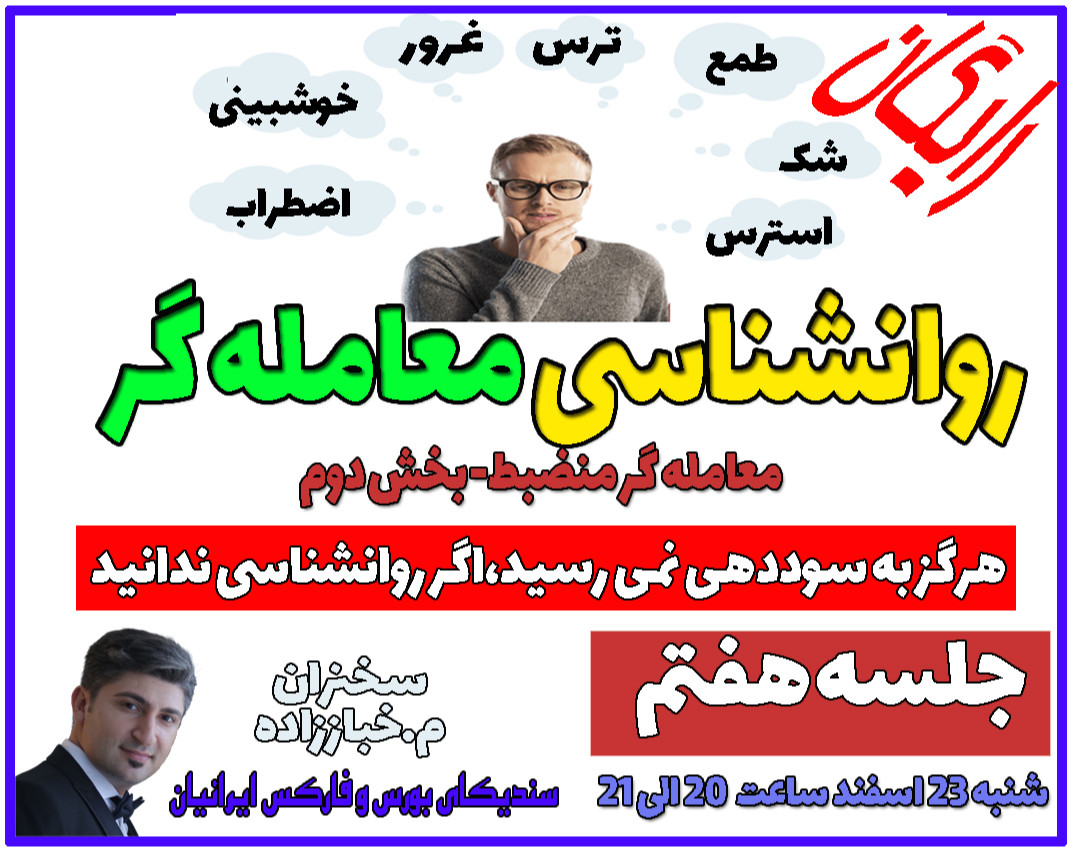 وبینار جلسه هفتم روانشناسی معامله گر- معامله گر منضبط (بخش دوم)