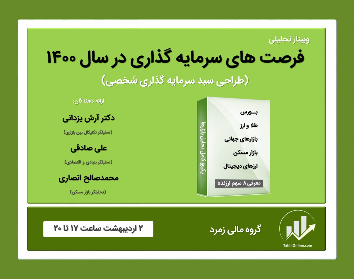 وبینار فرصت های سرمایه گذاری در سال 1400