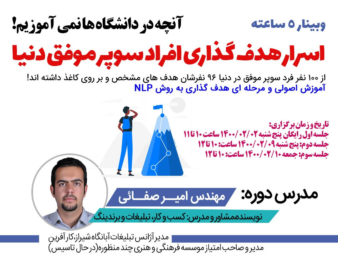 وبینار هدف گذاری به روش NLP