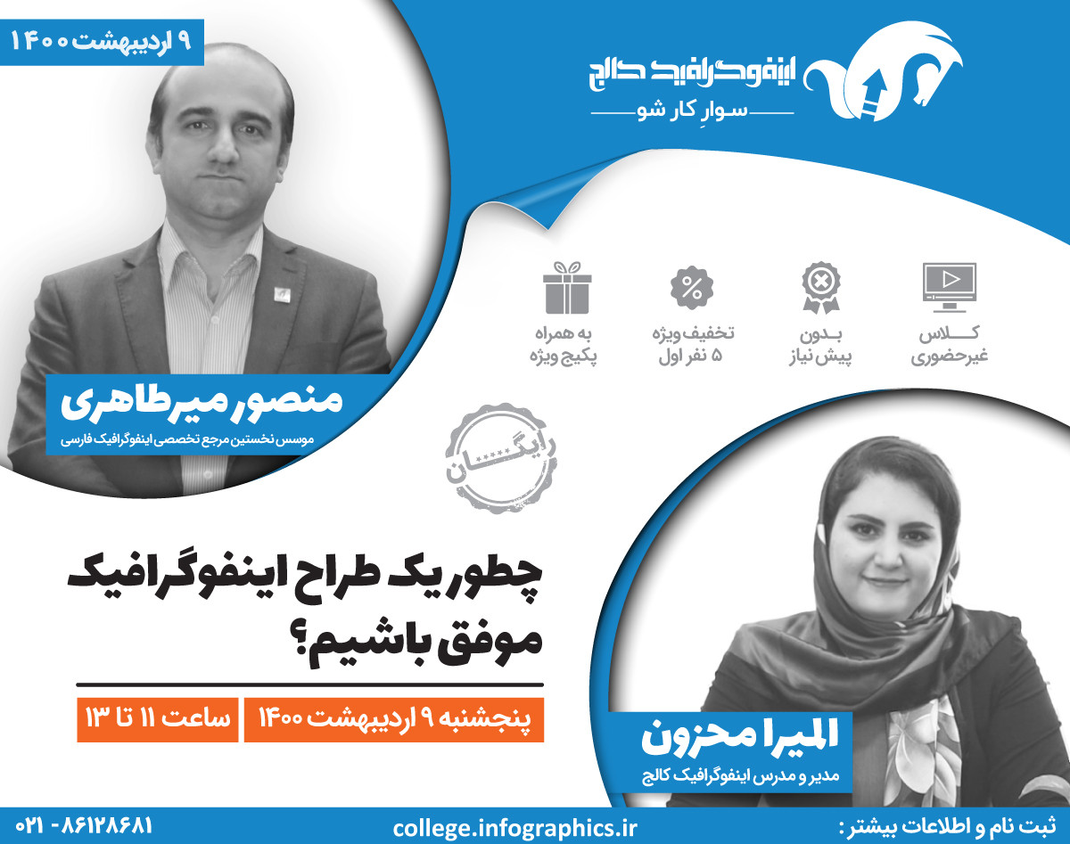 وبینار چگونه یک طراح اینفوگرافیک موفق باشیم؟