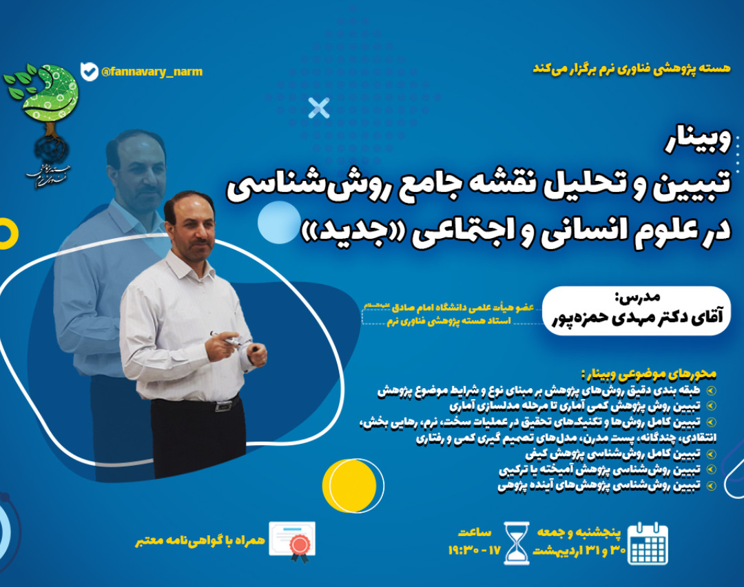 وبینار تبیین و تحلیل نقشه جامع روش شناسی در علوم انسانی و اجتماعی (جدید)