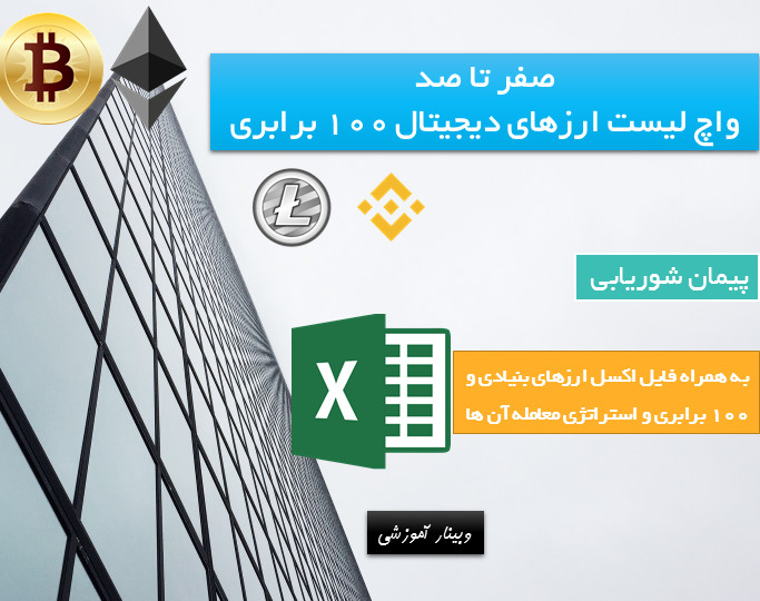وبینار آموزشی واچ لیست بنیادی ارزهای دیجیتال 100 برابری