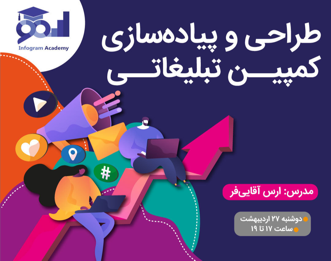 کارگاه آنلاین طراحی و پیاده‌سازی کمپین تبلیغاتی