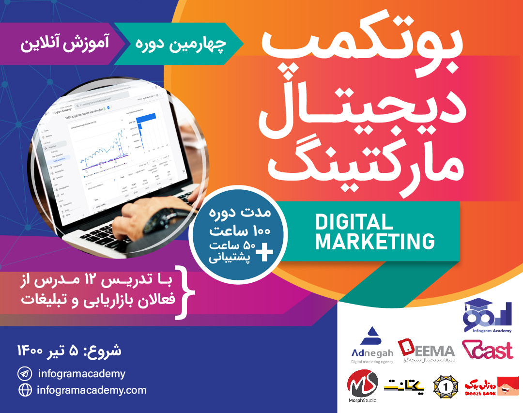 چهارمین بوتکمپ دیجیتال مارکتینگ آکادمی اینفوگرام