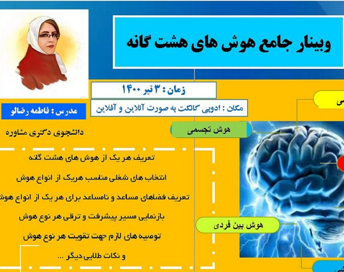 وبینار جامع هوش هشت گانه گاردنر