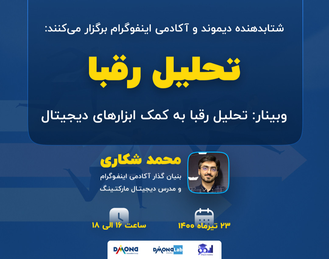 وبینار تحلیل رقبا به کمک ابزارهای دیجیتال