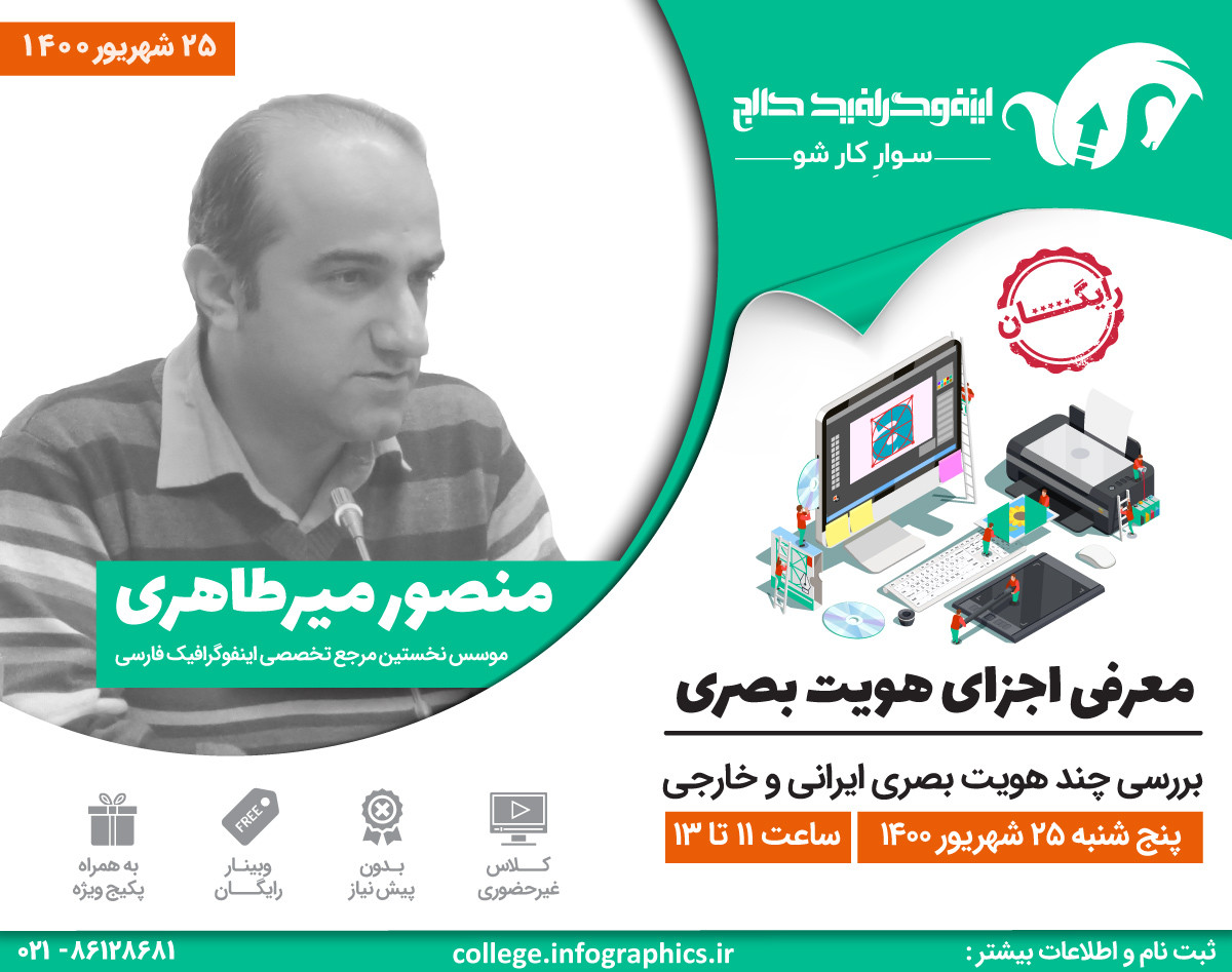 وبینار معرفی تمام اجزای هویت بصری یا visual identity