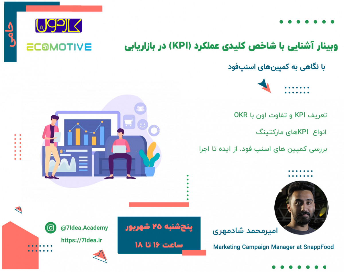 وبینار آشنایی با شاخص‌های کلیدی عملکرد (KPI) در بازاریابی