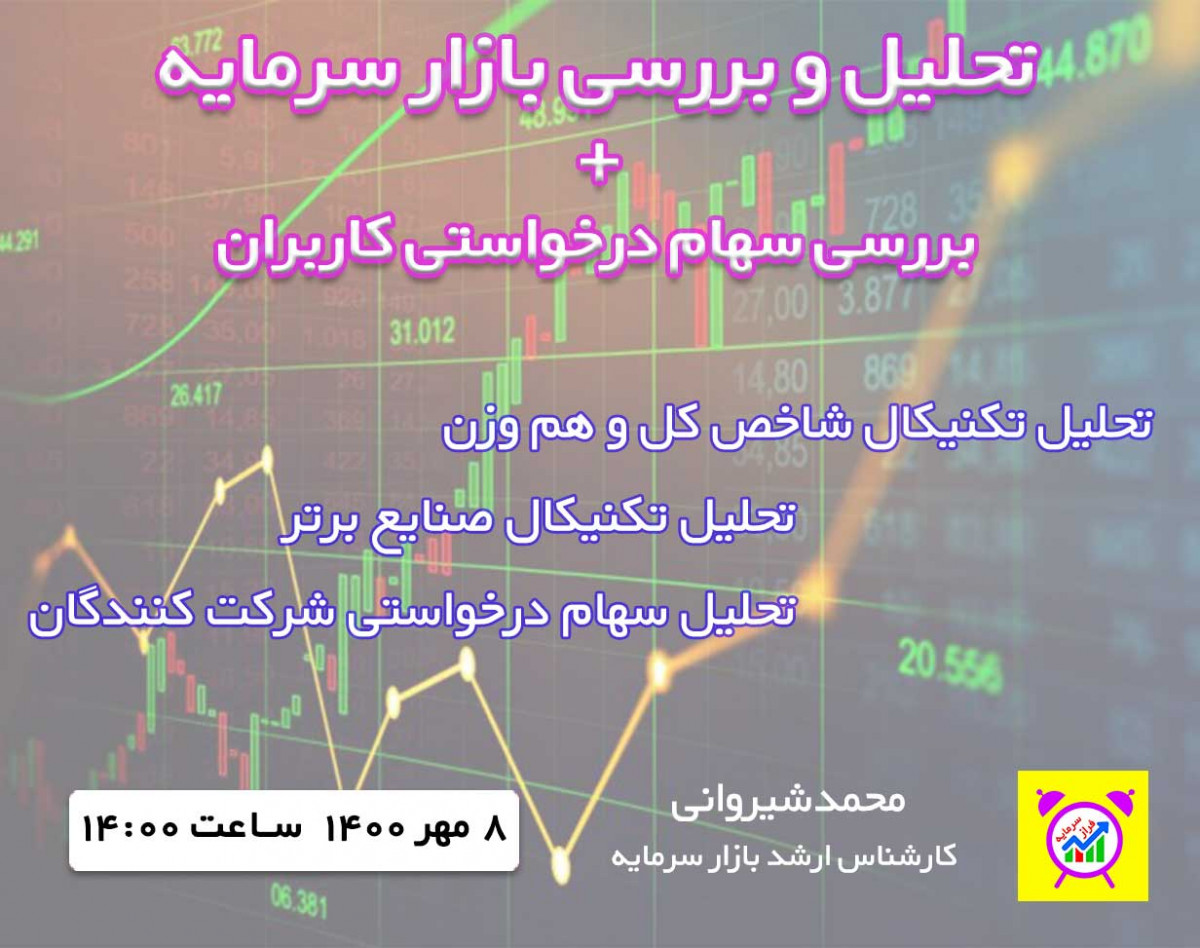 وبینار بررسی وضعیت بازار سرمایه و سهام درخواستی