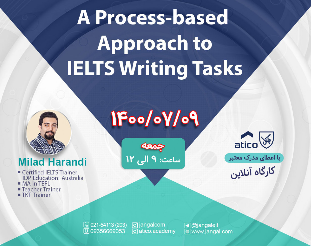 وبینار A Process-based Approach to IELTS Writing Tasks