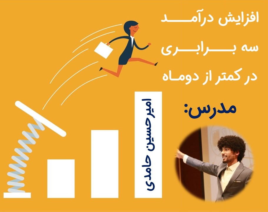 وبینار افزایش درآمد ۳ برابری ویژه صاحبین کسب‌وکار