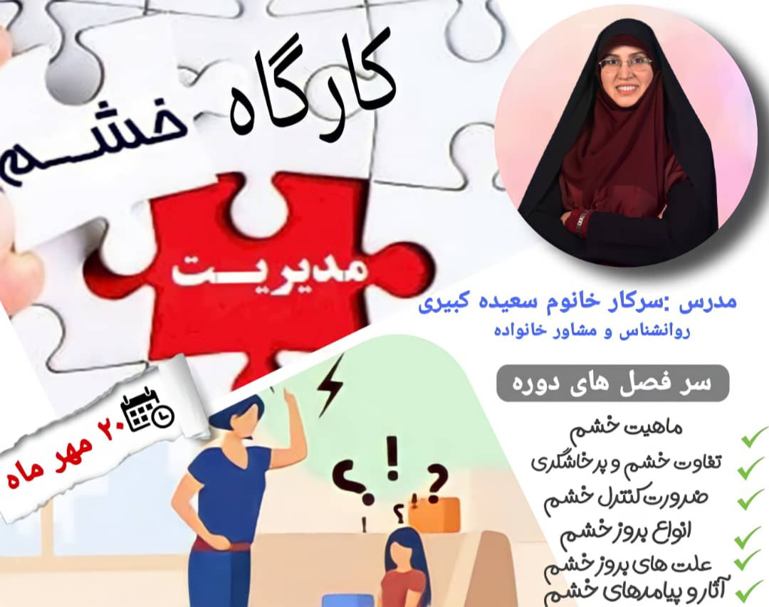 وبینار کارگاه کنترل خشم