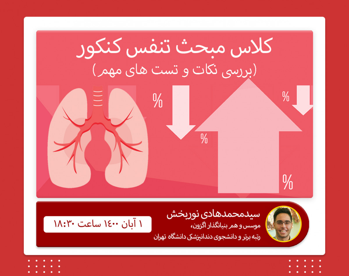 وبینار کلاس مبحثی تنفس و تنظیم آن
