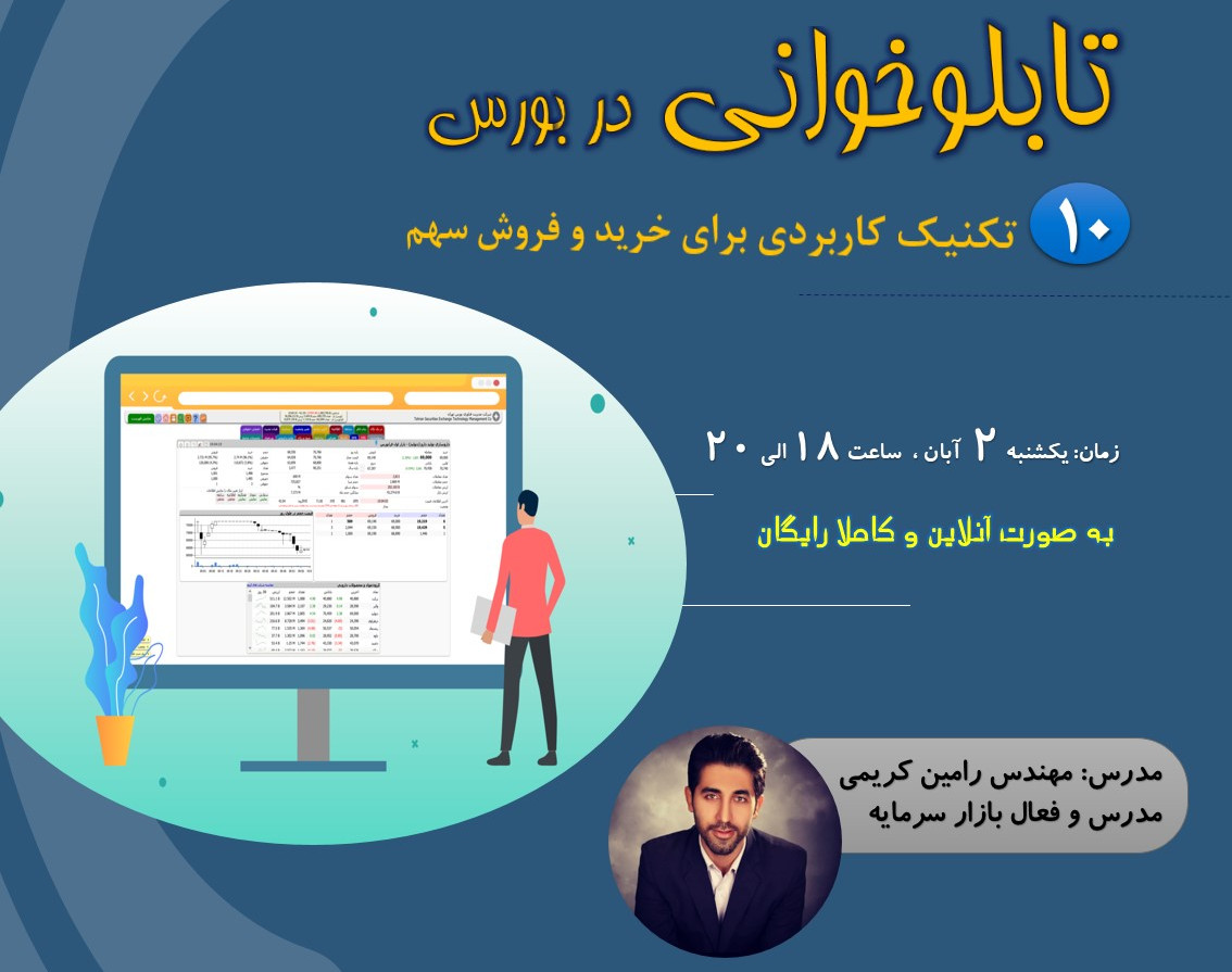 وبینار ترفندهای تابلوخوانی در بورس