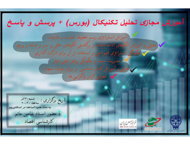 وبینار آموزش جامع تکنیکال بورس + پرسش و پاسخ و هدیه