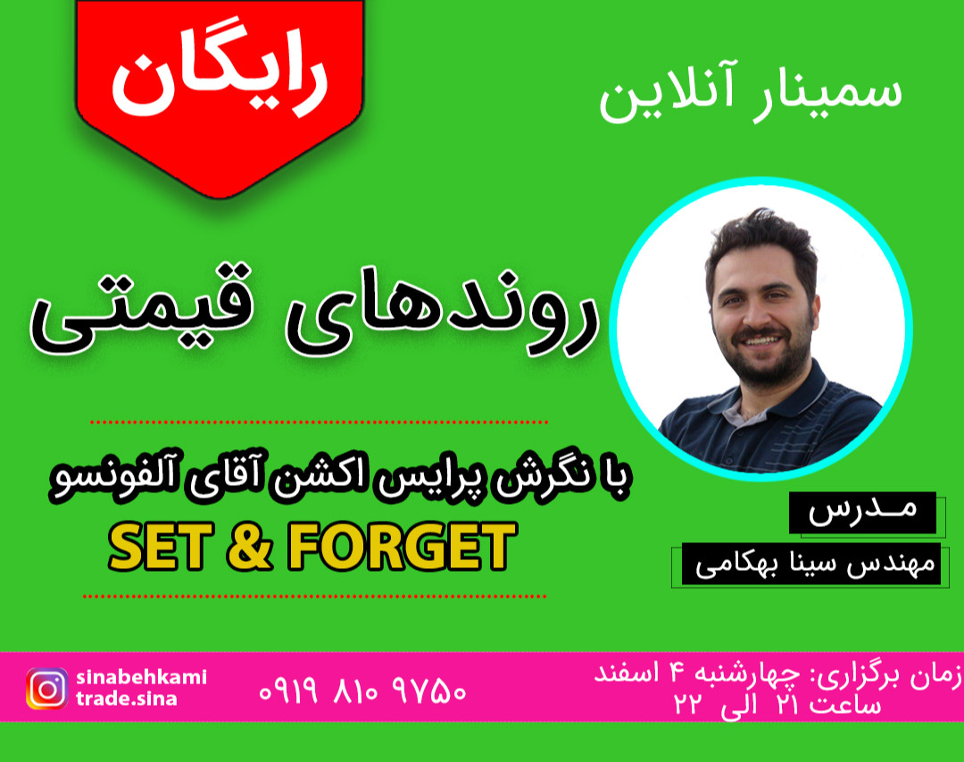 وبینار روندهای قیمتی با نگرش پرایس اکشن آلفونسو